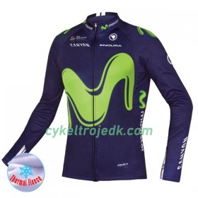 Cykeltrøje Vinter 2017 Movistar Team N001